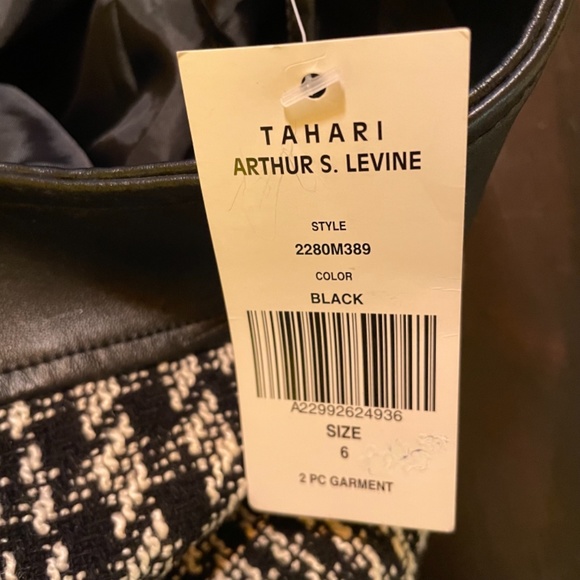 Dark academia Women’s Size 6 houndstooth / knee length wool blend Pencil Skirt - Picture 5 of 10